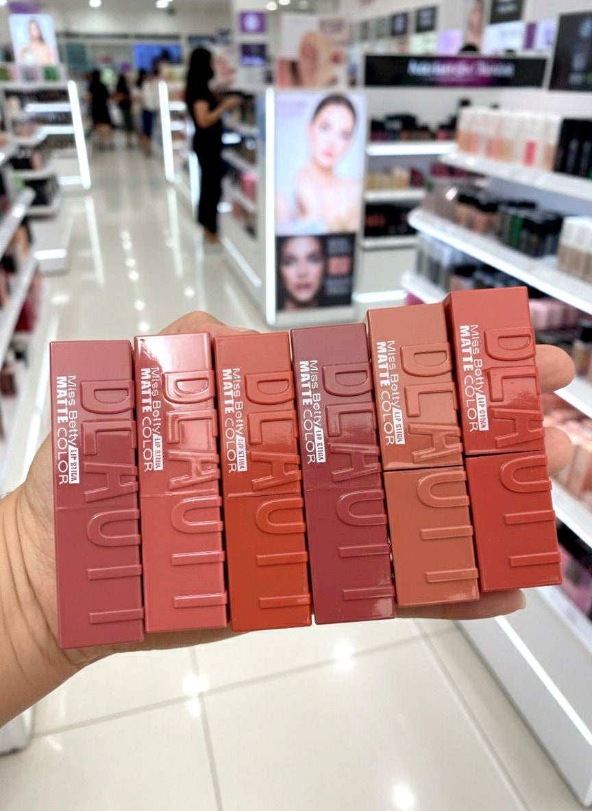 Lip Stick Matte Color - 6 Piezas