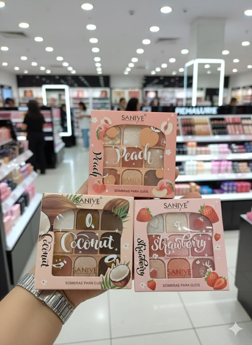 Sombras Saniye Frutas 3 Piezas